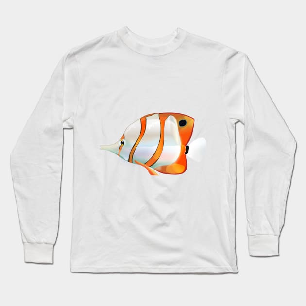 Angel Fish Long Sleeve T-Shirt by nickemporium1